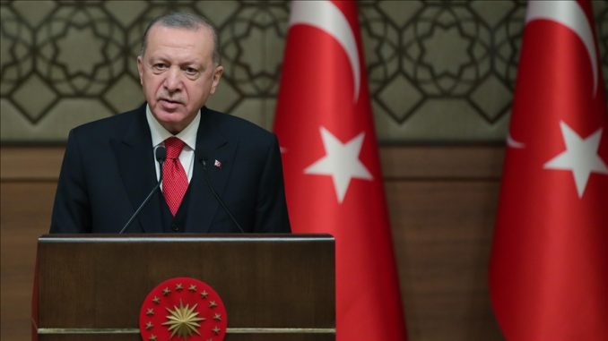 土耳其總統艾爾段表示土耳其語沒有獲得應有的重視